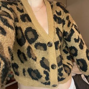 Windsor cheetah print sweater